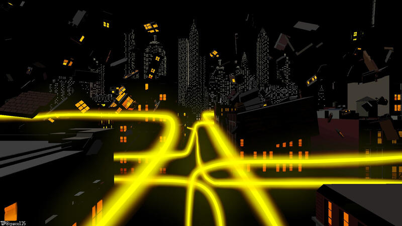 Tetris Effect Fanart: City Lights