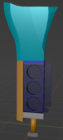 Finished simple 3D Model