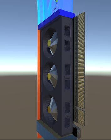 A buildup of dust around the vents, just like any Air-Cooled GPU.